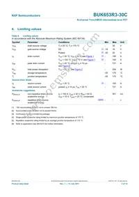 BUK653R3-30C Datasheet Page 4