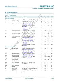 BUK653R3-30C Datasheet Page 7