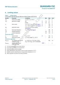 BUK654R0-75C Datasheet Page 4