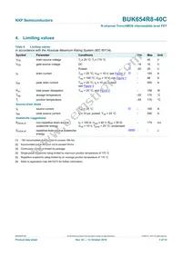 BUK654R8-40C Datasheet Page 4