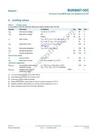 BUK6607-55C Datasheet Page 3