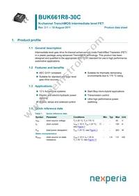 BUK661R8-30C Datasheet Cover