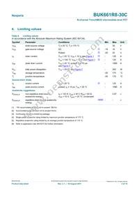 BUK661R8-30C Datasheet Page 3