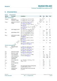 BUK661R9-40C Datasheet Page 6