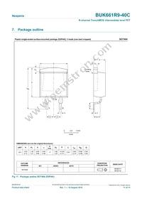 BUK661R9-40C Datasheet Page 11