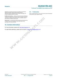 BUK661R9-40C Datasheet Page 14