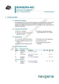 BUK662R4-40C Datasheet Cover