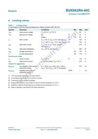 BUK662R4-40C Datasheet Page 3