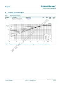 BUK662R4-40C Datasheet Page 5