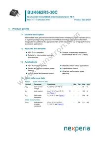 BUK662R5-30C Datasheet Cover