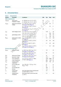 BUK662R5-30C Datasheet Page 6