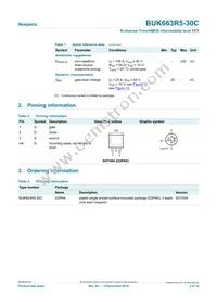 BUK663R5-30C Datasheet Page 2