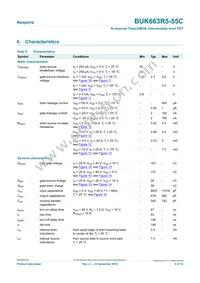 BUK663R5-55C Datasheet Page 6