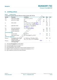 BUK663R7-75C Datasheet Page 3