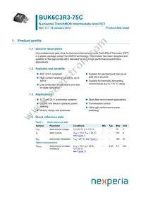 BUK6C3R3-75C Datasheet Cover