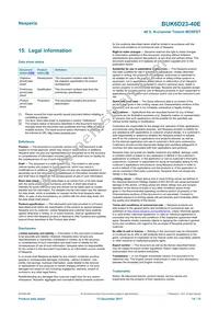 BUK6D23-40EX Datasheet Page 14