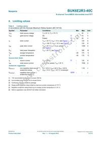 BUK6E2R3-40C Datasheet Page 3