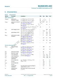 BUK6E2R3-40C Datasheet Page 6
