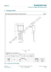 BUK6E2R3-40C Datasheet Page 11