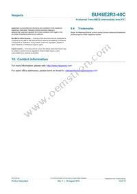 BUK6E2R3-40C Datasheet Page 14