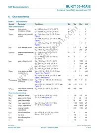 BUK7105-40AIE Datasheet Page 7