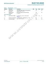BUK7105-40AIE Datasheet Page 8