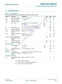 BUK7107-40ATC Datasheet Page 4