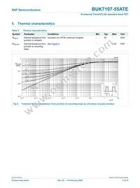 BUK7107-55ATE Datasheet Page 6