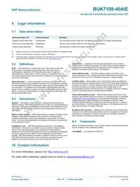 BUK7108-40AIE Datasheet Page 15