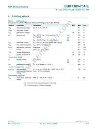 BUK7109-75AIE Datasheet Page 4