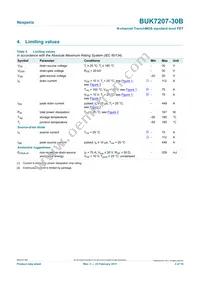BUK7207-30B Datasheet Page 3