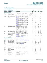 BUK7210-55B Datasheet Page 6