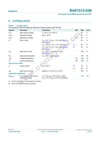 BUK7212-55B Datasheet Page 3