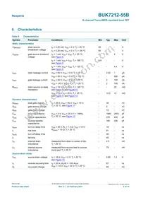 BUK7212-55B Datasheet Page 6