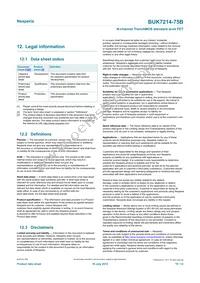 BUK7214-75B Datasheet Page 10