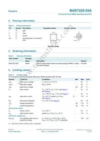 BUK7225-55A Datasheet Page 2