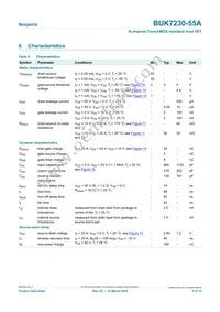BUK7230-55A Datasheet Page 5