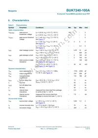 BUK7240-100A Datasheet Page 5