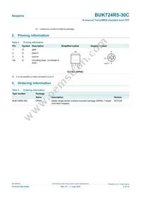 BUK724R5-30C Datasheet Page 2