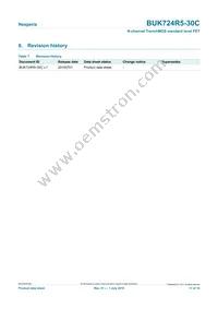 BUK724R5-30C Datasheet Page 11