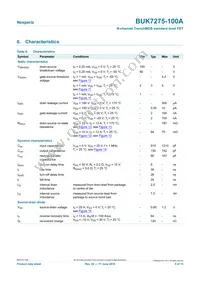 BUK7275-100A Datasheet Page 5
