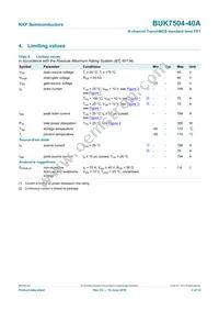 BUK7504-40A Datasheet Page 4
