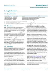 BUK7504-40A Datasheet Page 13