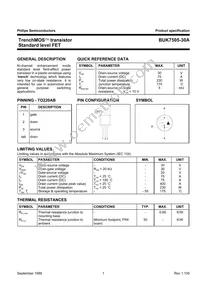 BUK7505-30A Datasheet Cover