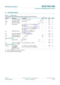 BUK7506-55B Datasheet Page 4