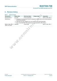 BUK7506-75B Datasheet Page 11