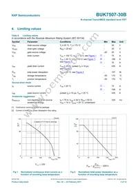 BUK7507-30B Datasheet Page 4