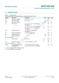 BUK7508-40B Datasheet Page 4