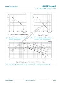 BUK7508-40B Datasheet Page 5