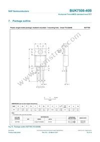 BUK7508-40B Datasheet Page 11